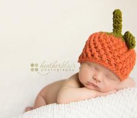 Baby boy pumpkin hat halloween costume